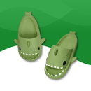 Orthopedic flip flops Stylish Shark-Shaped for Men