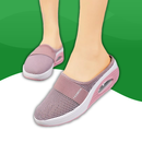 Orthopedic clogs for women's walking