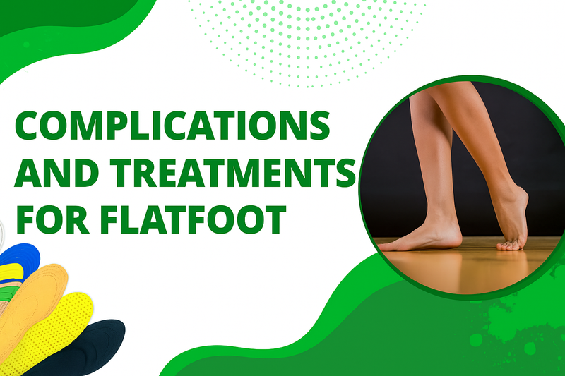 Complications and treatments for flatfoot