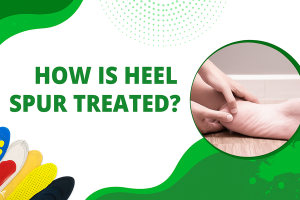 How is heel spur treated?