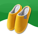 Orthopedic slippers in Velvet for women
