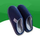 Orthopedic slippers in Velvet for women
