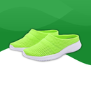 Orthopedic Slippers in Lightweight Mesh for Women