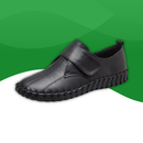 Orthopedic Velcro Loafers in a Retro Style