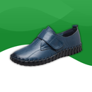 Orthopedic Velcro Loafers in a Retro Style