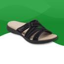Orthopedic slides with Velcro for women