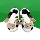 Orthopedic flip flops with Cow Head Pattern for Women