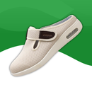 Orthopedic clogs comfortable in beige