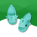 Orthopedic flip flops Stylish Shark-Shaped for Men