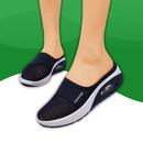 Orthopedic clogs for women's walking