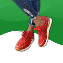 Orthopedic sneakers for Women in White with Laces