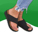 Orthopedic slides with Wedge Heels
