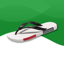 Orthopedic slides with thick soles for men