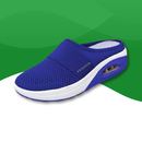 Orthopedic sneakers with Perforated Mesh and Air Bubbles