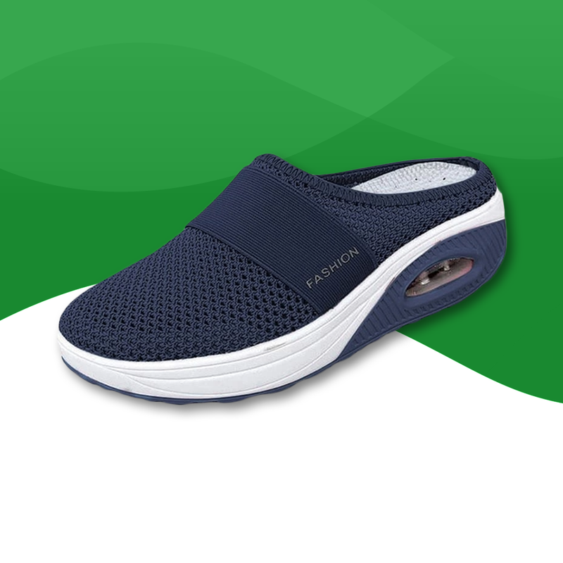 Orthopedic sneakers with Perforated Mesh and Air Bubbles
