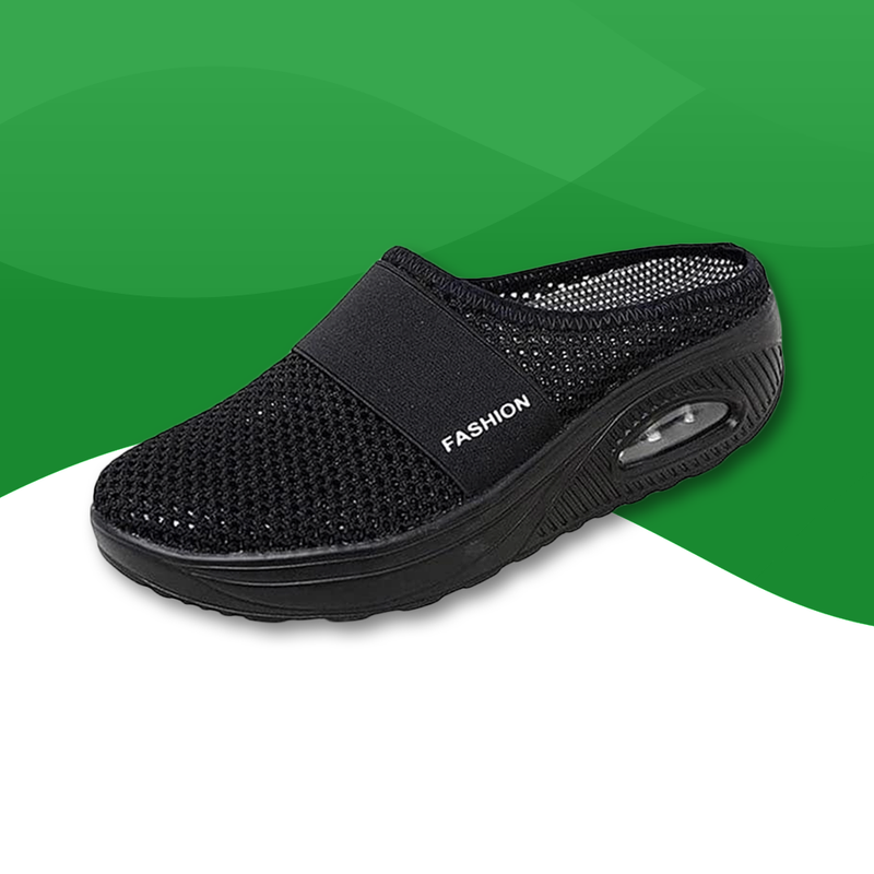 Orthopedic sneakers with Perforated Mesh and Air Bubbles