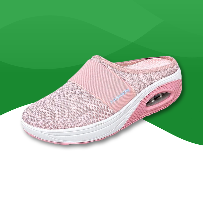 Orthopedic sneakers with Perforated Mesh and Air Bubbles