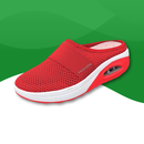 Orthopedic sneakers with Perforated Mesh and Air Bubbles