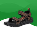 Orthopedic sandals for men with breathable, woven design