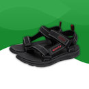 Orthopedic sandals for men with breathable, woven design