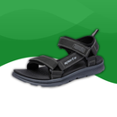 Orthopedic sandals for men with breathable, woven design