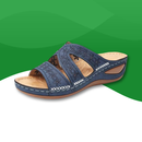 Orthopedic slides with floral design for women