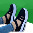 Orthopedic Shoes with Platform Sole and Sneaker Style for Women