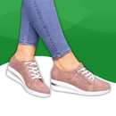Orthopedic sneakers casual wedge for women