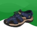 Orthopedic sandals for summer in durable fabric for men