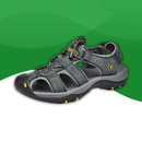 Orthopedic sandals for summer in durable fabric for men