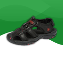 Orthopedic sandals for summer in durable fabric for men