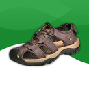 Orthopedic sandals for summer in durable fabric for men
