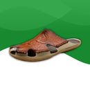 Orthopedic sandals for men in leather