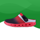 Orthopedic slippers styled as strap sneakers for men