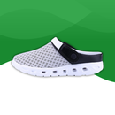 Orthopedic slippers styled as strap sneakers for men