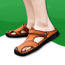Orthopedic Sandals Casual Faux Leather for Men