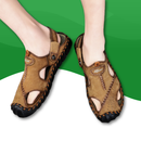 Orthopedic Sandals Casual Faux Leather for Men