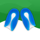 Half insoles <br> Silicone for the Heel