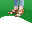 Orthopedic sandals Leather Women <br>